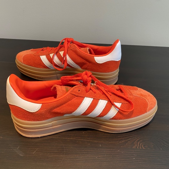 ADIDAS Gazelle Bold "Collegiate Orange" Sneakers - BRAND NEW Size 7.5 - NWT Rare - Picture 4 of 7